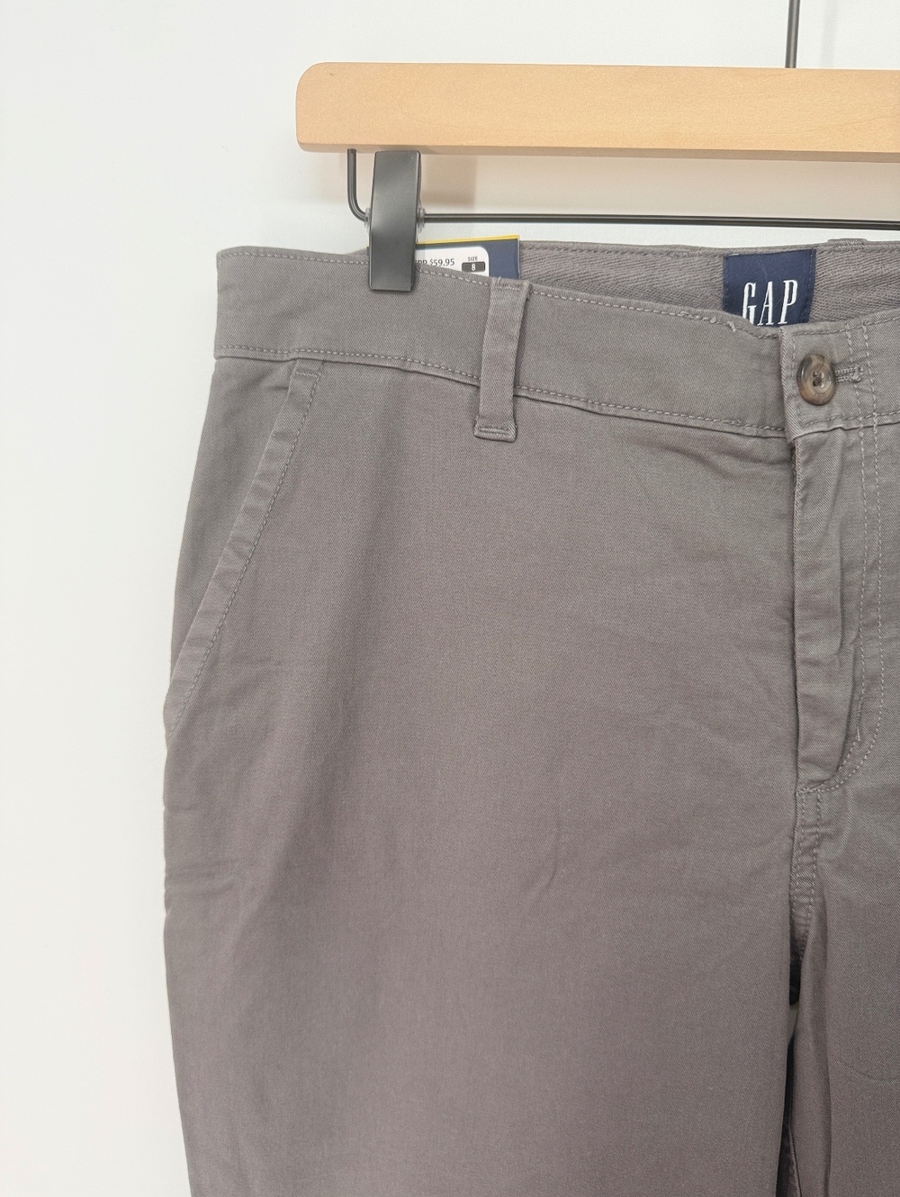 GAP Girlfriend Chino Pants | Women's Size 8 | NWT - Picture 3 of 5